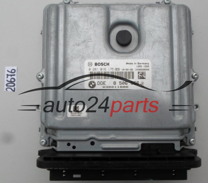 KOMPUTER STEROWNIK SILNIKA BMW E81 BOSCH 0 281 016 175, 0281016175, DDE 8 506 566, DDE8506566, 8506566 