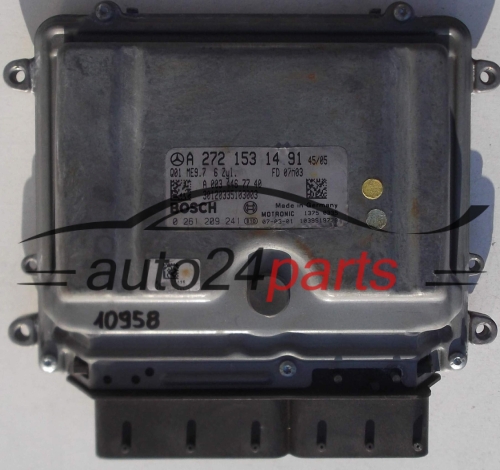 ECU ENGINE CONTROLLER MERCEDES CLASSE C 350 BOSCH 0 261 209 241, 0261209241, A 272 153 14 91, A2721531491