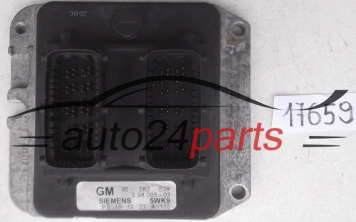 KOMPUTER STEROWNIK SILNIKA OPEL ASTRA ZAFIRA 1.8 X18XE1 SIEMENS 5WK9 4 120, 5WK94120, 90 582 539, 90582539