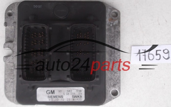 KOMPUTER STEROWNIK SILNIKA OPEL ASTRA ZAFIRA 1.8 X18XE1 SIEMENS 5WK9 4 120, 5WK94120, 90 582 539, 90582539