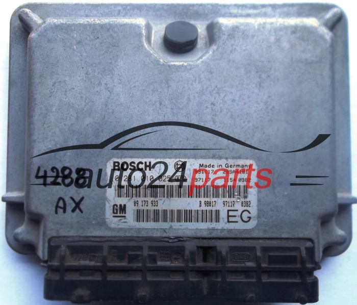 MOTORSTEUERGERÄT ECU STEUERGERAT OPEL FRONTERA 2.2 DTI X22DTH BOSCH 0281010025, 0 281 010 025, 09173933, 9173933, 09 173 933 EG