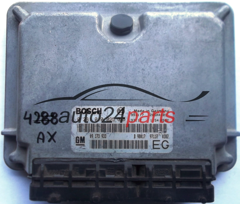 MOTORSTEUERGERÄT ECU STEUERGERAT OPEL FRONTERA 2.2 DTI X22DTH BOSCH 0281010025, 0 281 010 025, 09173933, 9173933, 09 173 933 EG