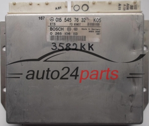 CALCULATEUR ABS ETS MERCEDES W202 W210 BOSCH 0265106113, 0 265 106 113, 0155457632, A 015 545 76 32, A0155457632