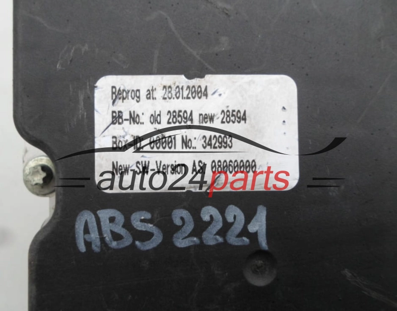 ABS POMPA CITROEN C4 BOSCH 0 265 B4E 024/02, 0265B4E024, 9650044580, 2265100410