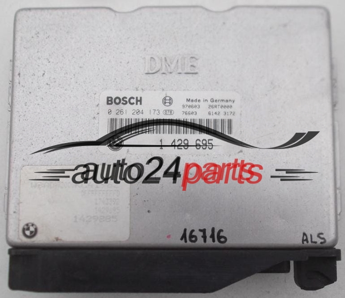 ECU CENTRALITA DE MOTOR BMW E36 316 318 BOSCH 0 261 204 173
