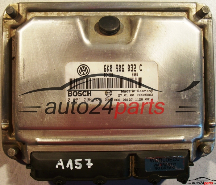 CENTRALINA DO MOTORE SEAT LEON 1.6 6K0906032C, BOSCH 0261206031, 26SA5883