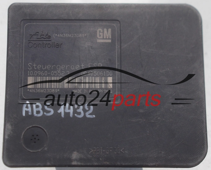 Aντλία ABS OPEL ASTRA H ZAFIRA B GM 13 246 535 BL, ATE 10.0206-0265.4, 10020602654, 10.0960-0552.3, 10096005523