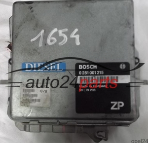 CALCULATEUR MOTEUR OPEL CHEVROLET HOLDEN VAUXHALL OMEGA 2.5 TD U25TD 90379298 ZP 90 379 298, BOSCH 0281001215, 0 281 001 215
