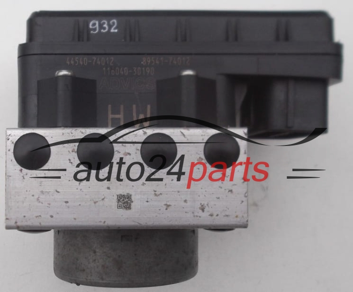 BOMBA HIDRAULICA Y CENTRALITA ABS TOYOTA ADVICS 44540-74012,  89541-74012,  116040-30190