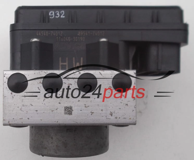 BOMBA HIDRAULICA Y CENTRALITA ABS TOYOTA ADVICS 44540-74012,  89541-74012,  116040-30190