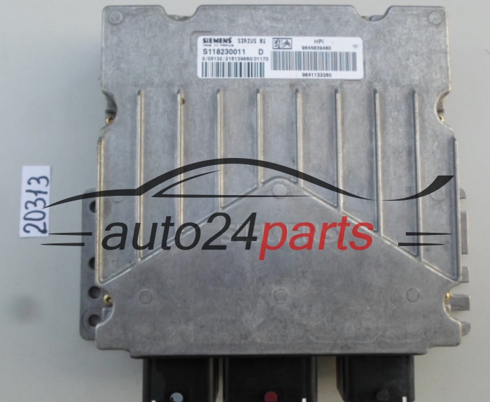 KOMPUTER STEROWNIK SILNIKA CITROEN PEUGEOT SIRIUS 81 S118230011 D, S118230011D, 9645639480 