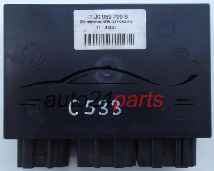 KOMFORTSTEUERGERÄT VW SEAT SKODA HELLA 5DK 007 953-50, 1J0 959 799 S