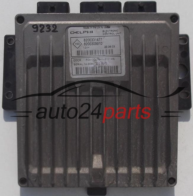 CENTRALINA MOTORE RENAULT CLIO 1.5 DCI Delphi R0410C078A, 8200331477, 8200309910