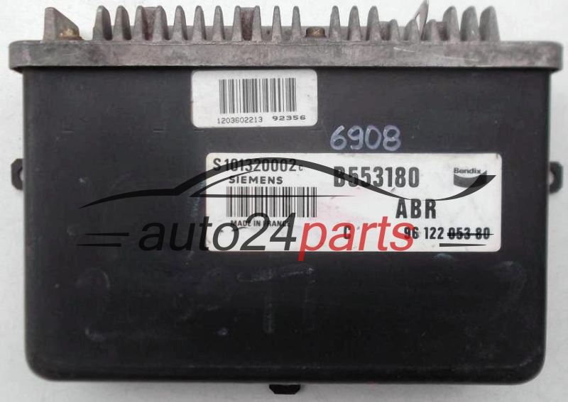 KOMPUTER STEROWNIK SILNIKA CITROEN XM 2.0 S101320002C, S101320002 C, B553180 ABR, 96 122 053 80, 9612205380