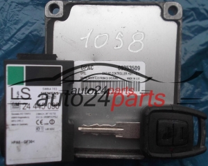 CENTRALINA MOTORE OPEL ASTRA G CORSA C ZAFIRA A DELPHI DELCO 09353509 DPAC,  HSFI-2.1