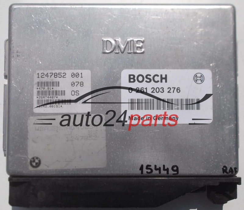 KOMPUTER STEROWNIK SILNIKA BMW BOSCH 0 261 203 276, 0261203276, 1247852 001, 1247852001