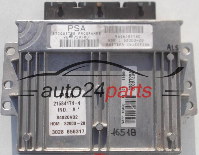 CENTRALINA MOTORE PEUGEOT 307 1.4 SAGEM 21584174-4
