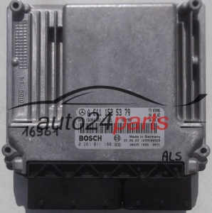 CALCULATEUR MOTEUR MERCEDES VITO 2.2 CDI BOSCH 0 281 011 180, 0281011180, A 611 153 53 79, A6111535379, CR3.31 