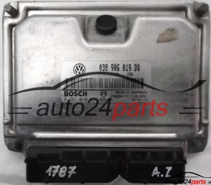 CALCULATEUR MOTEUR SEAT IBIZA CORDOBA 1.9 TDI ASZ 038 906 019 DQ, 038906019DQ, BOSCH 0 281 010 891, 0281010891, 1039S00137, DIESEL EDC15P+ 1536