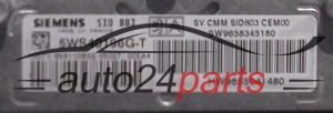 Μονάδα Ελέγχου Κινητήρα CITROEN PEUGEOT 2.0 HDI SIEMENS 5WS40196GT, SW9658345180, HW9655041480, SID803
