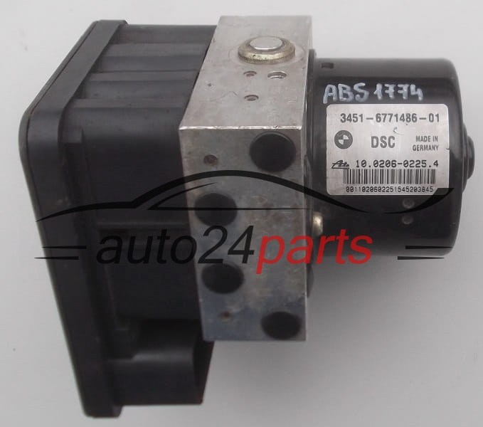 POMPE HYDRAULIQUE ET CALCULATEUR d'ABS BMW E 87 E90 E91 3451-6771486-01,  ATE 10.0206-0225.4