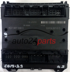 CENTRALITA DE CONFORT 6Q1937049C, 6Q1 937 049 C, SIEMENS 5WK4 8212 C, 5WK48212C SEAT IBIZA SKODA FABIA VW POLO