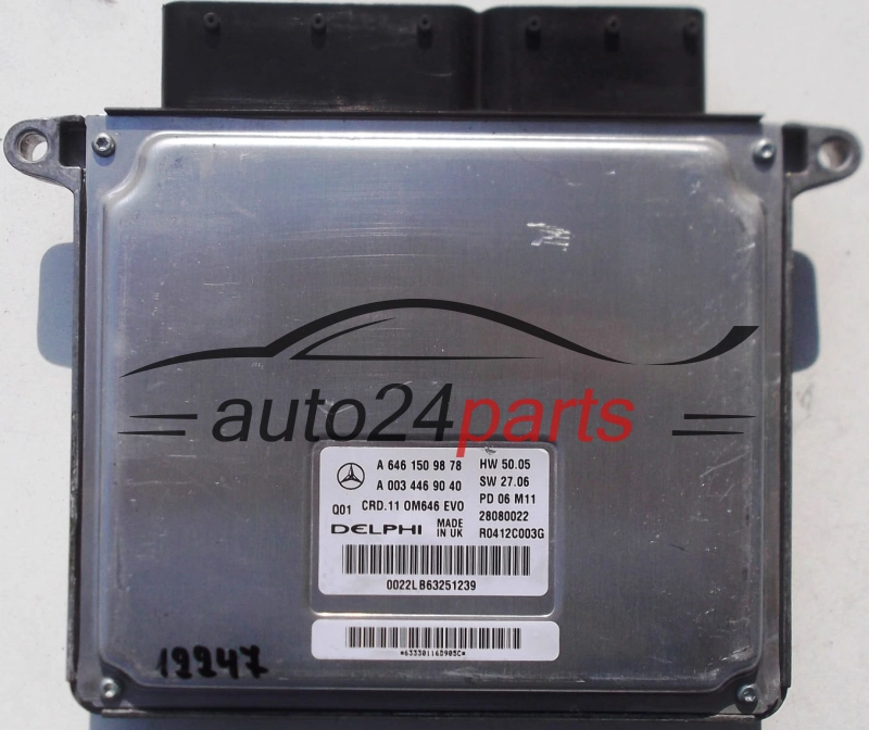 calculateur moteur pour mercedes w211 2.2 cdi