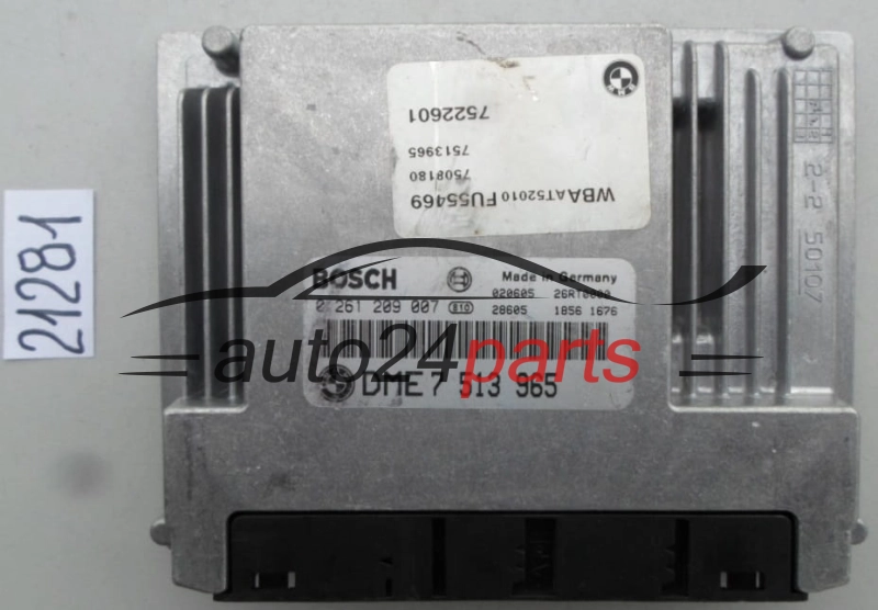 BMW E46 BOSCH 0 261 209 007, 0261209007, DME 7 513 965, DME7513965, 7513965