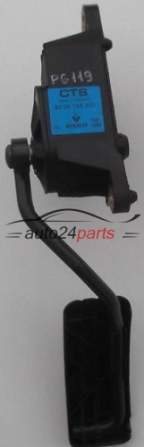 PEDAL DE ACELERADOR POTENCIOMETRO RENAULT MEGANE 1.5 DCI 82 00 153 270, 8200153270, CTS 