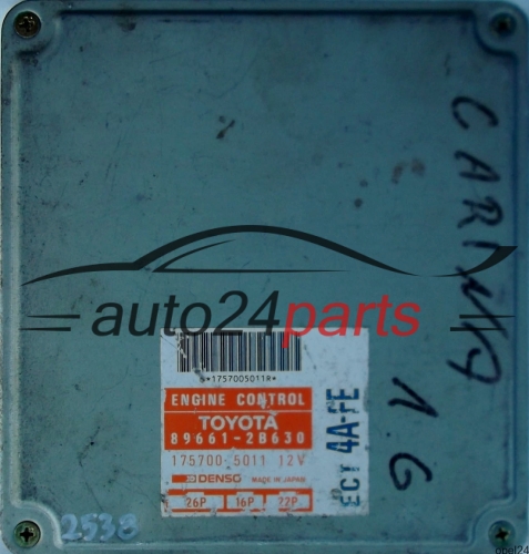 MOTORSTEUERGERÄT ECU STEUERGERÄT TOYOTA COROLLA 1.6 ECT 4A-FE 896612B630 1757005011