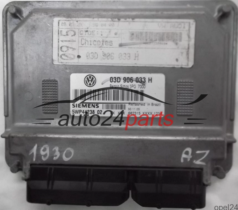 calculateur moteur pour volkswagen fox 1.2 