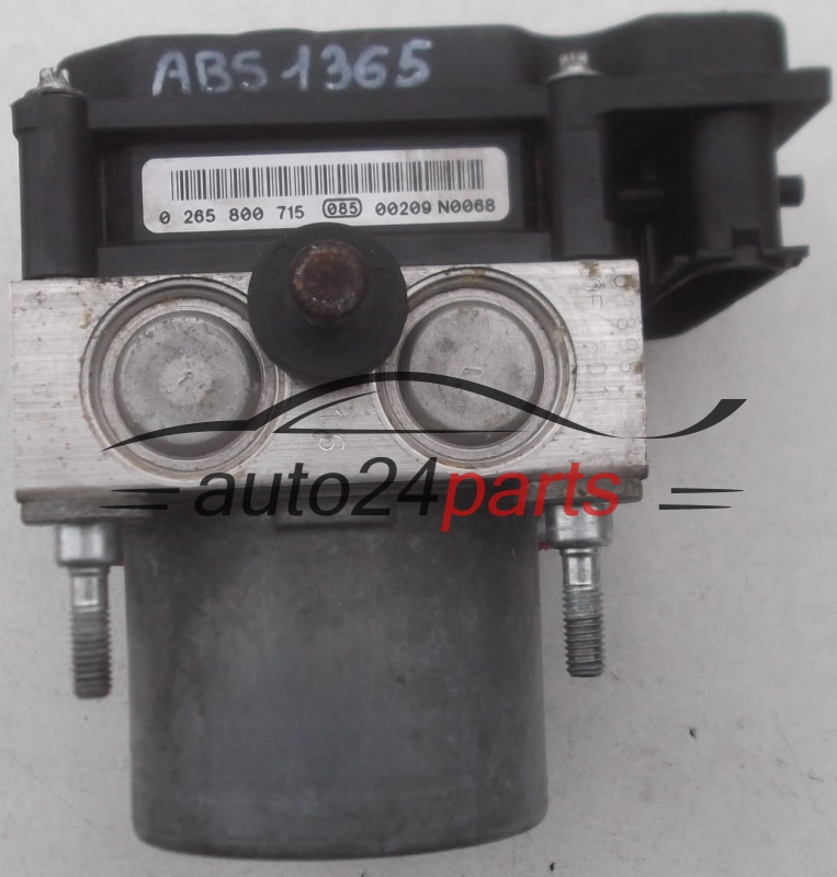 ABS PUMP FIAT PANDA BOSCH 0 265 231 312, 0265231312,  0 265 800 715, 0265800715