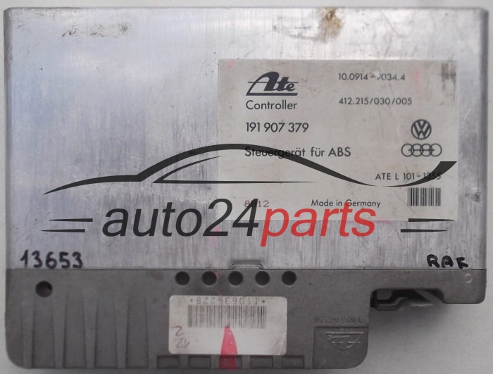  ABS STEROWNIK VOLKSWAGEN GOLF ATE 10.0914-9034.4, 10091490344, VDO 412.215/030/005, 412215030005, 191 907 379 A, 191907379A