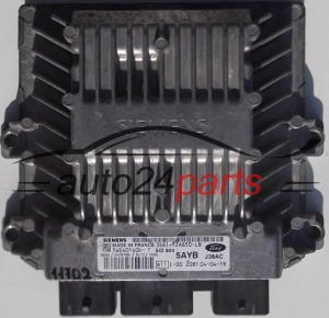 Μονάδα Ελέγχου Κινητήρα FORD FIESTA 1.4 TDCI SIEMENS 5WS40140D-T, 5WS40140DT,  3S61-12A650-LB, 3S6112A650LB, 5AYB, SID804 