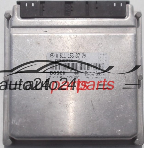 MOTORSTEUERGERÄT ECU STEUERGERAT MERCEDES SPRINTER 2.2 220 CDI BOSCH 0 281 010 524, 0281010524, A 611 153 37 79, A6111533779, CR2.39