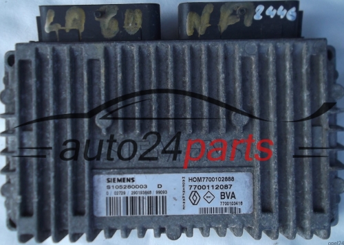 ECU ENGINE CONTROLLER RENAULT LAGUNA 2.0 7700112087 7700103418 HOM7700102888 7700102888 SIEMENS S105280003D S105280003 D