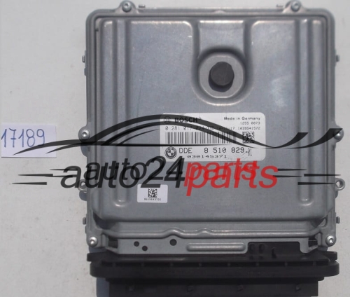 ECU ENGINE CONTROLLER BMW E90, E92, BOSCH 0 281 017 024, 0281017024, DDE 8 510 829-01, DDE851082901, 8510829