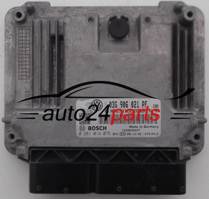 ΜΟΝΑΔΑ ΕΛΕΓΧΟΥ ΚΙΝΗΤΗΡΑ VW VOLKSWAGEN CADDY 1.9 TDI 03G906021PF, BOSCH 0281014075
