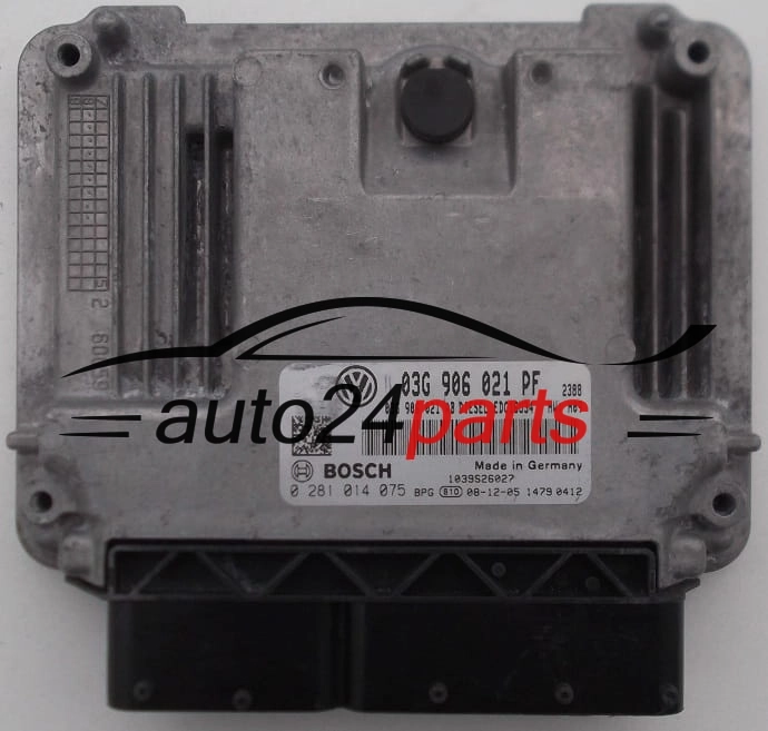ΜΟΝΑΔΑ ΕΛΕΓΧΟΥ ΚΙΝΗΤΗΡΑ VW VOLKSWAGEN CADDY 1.9 TDI 03G906021PF, BOSCH 0281014075