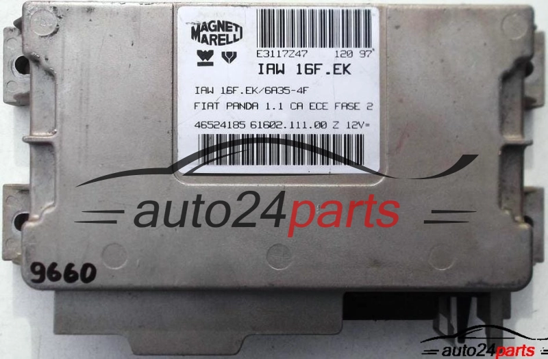 calculateur moteur pour fiat panda, uno 1.1