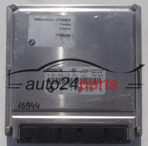 ECU CENTRALITA DE MOTOR  BMW BOSCH 0 281 010 314,  7 788 310