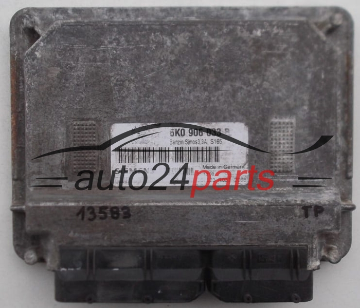 SEAT IBIZA 1.6 SR AUR 6K0 906 033 B, 6K0906033B, SIEMENS 5WP40051 04, 5WP4005104, SIMOS 3.3A S165 