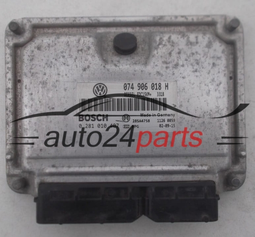 VOLKSWAGEN LT 35 2.5 TDI 074 906 018 H, 074906018H, BOSCH 0 281 010 407, 0281010407
