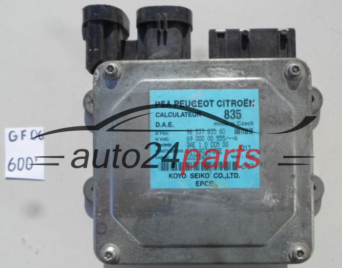 MODUL WSPOMAGANIA STEROWNIK KOLUMNY KIEROWNICZEJ CITROEN PEUGEOT 96 537 835 80, 9653783580, 69 000 00 555/--A, 6900000555, Q1T19074M2ZE