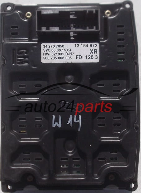 WYŚWIETLACZ RADIA CIEKŁOKRYSTALICZNY OPEL VECTRA C SIGNUM GM 13 154 972 XR