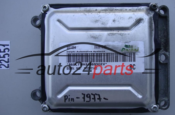 MOTORSTEUERGERÄT ECU STEUERGERAT OPEL ASTRA VECTRA ZAFIRA 2.2 Z22SE 09391283 DLTW