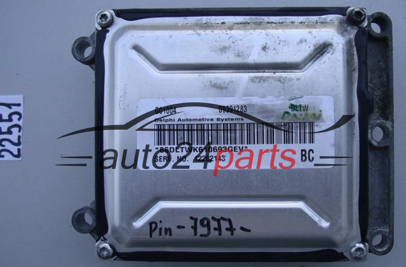 MOTORSTEUERGERÄT ECU STEUERGERAT OPEL ASTRA VECTRA ZAFIRA 2.2 Z22SE 09391283 DLTW