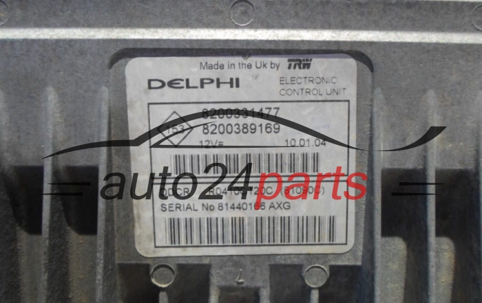 MOTORSTEUERGERÄT ECU STEUERGERÄT  RENAULT CLIO 1.5 DCI Delphi R0410C120C