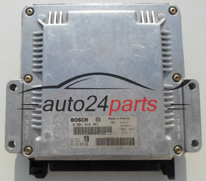 CALCULATEUR MOTEUR PEUGEOT 406 2.0 HDI BOSCH 0 281 010 361, 96 416 076 80