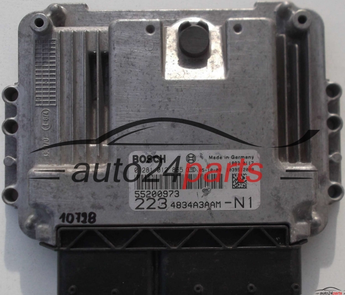 KOMPUTER STEROWNIK SILNIKA FIAT DOBLO 1.9 JTD, BOSCH 0 281 012 865, 0281012865, 55200973